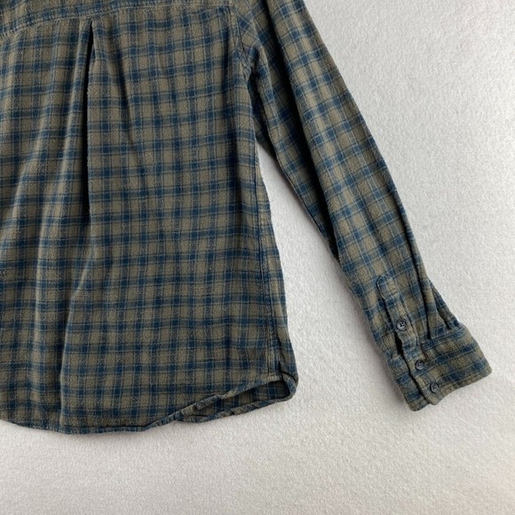 Oneill Button-Up Shirt Mens M Medium Multicolor Flannel Plaid Long Sleeve Pocket - Picture 13 of 16